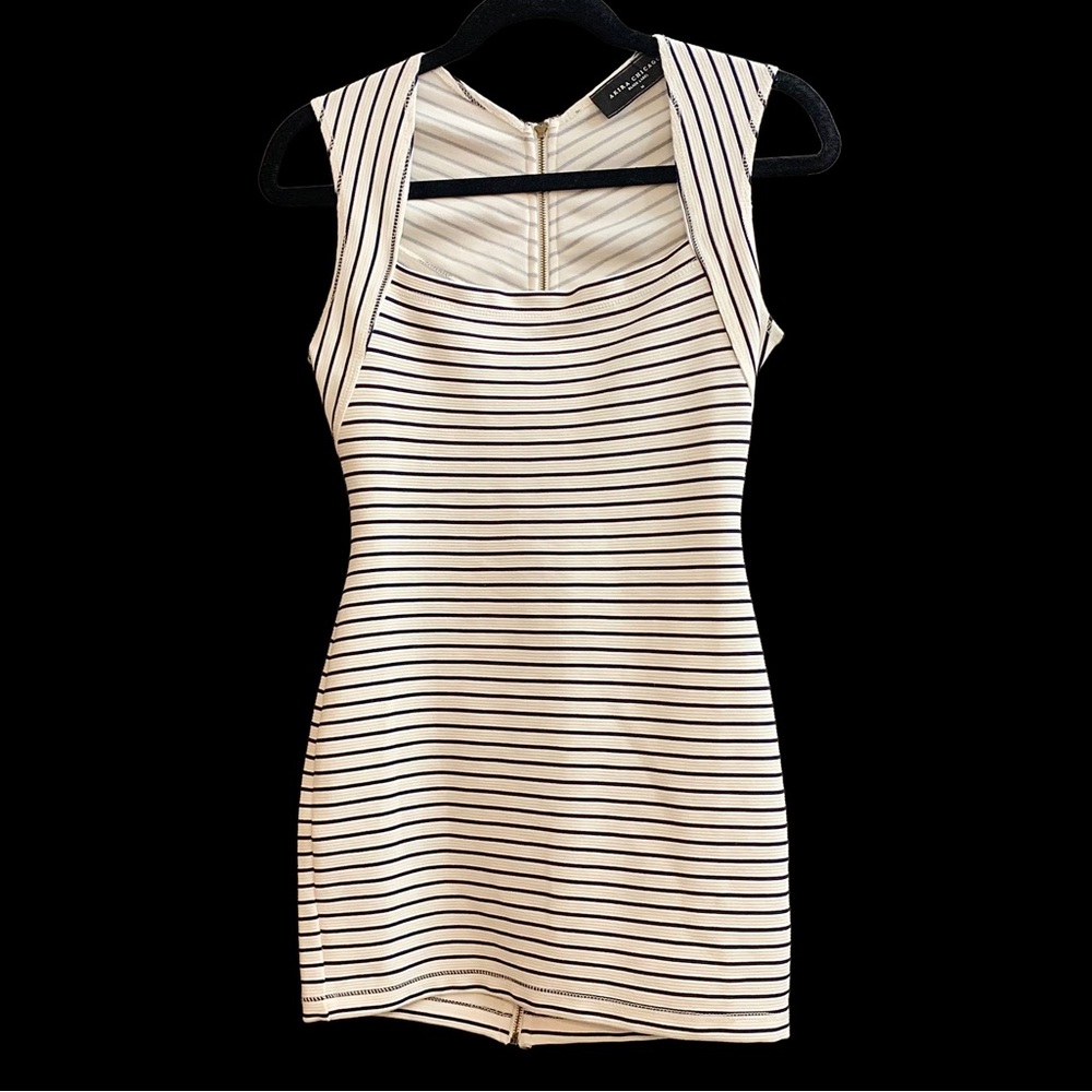 Akira Chicago Black Label striped dress Size M